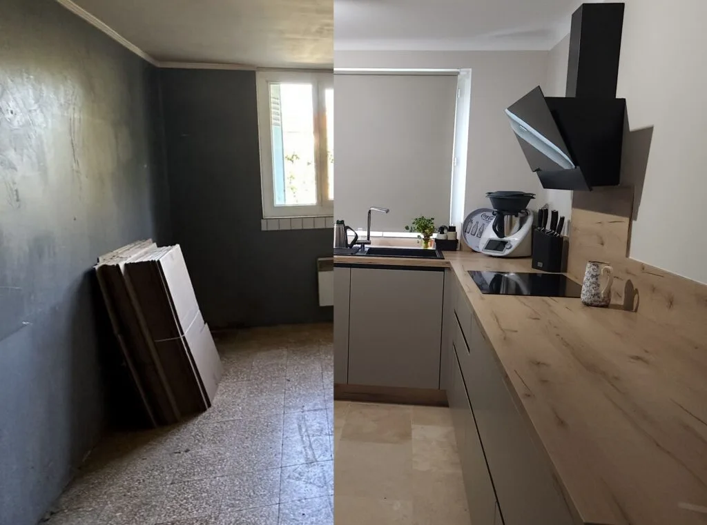 réalisationd'une cuisine sur mesure de l'idée à la réalisation